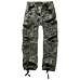 kalhoty plátěné BRANDIT Pure Vintage Trouser Woodland S