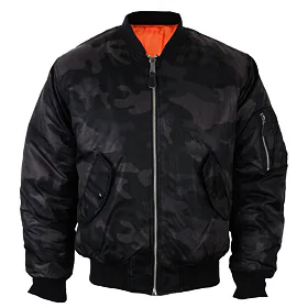 BRANDIT MA1 camo Černá 3XL