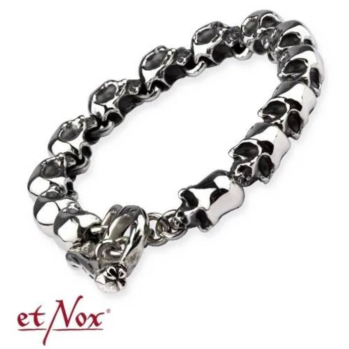 náramek unisex - Skulls - ETNOX - SA007 19