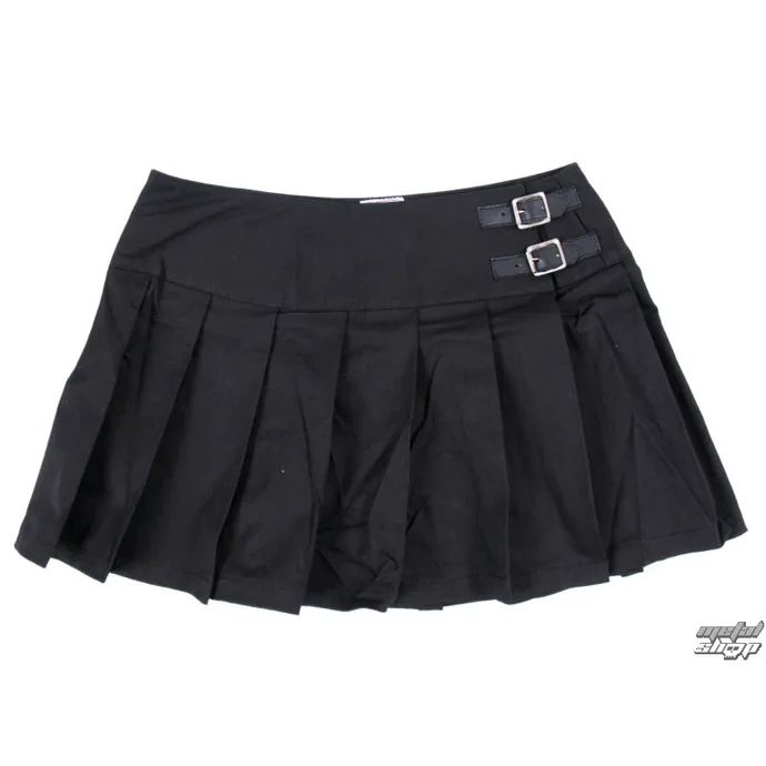 BLACK PISTOL Buckle Mini Denim Černá S